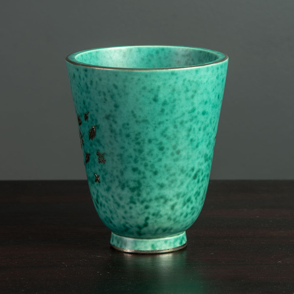 Wilhelm Kåge for Gustavsberg, Argenta vase with bird decoration