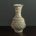 Lucie Rie, UK, unique stoneware vase with volcanic glaze H1593