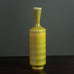 Berndt Friberg for Gustavsberg, unique stoneware vase with patterned yellow ochre glaze H1598