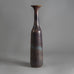 Gunnar Nylund for Rörstrand, tall stoneware vase with brown and blue glaze H1275