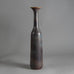 Gunnar Nylund for Rörstrand, tall stoneware vase with brown and blue glaze H1275