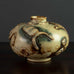 Thorkild Olsen for Royal Copenhagen vase with relief and Sung glaze