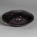 Per Lutken for Holmegaard, Denmark, flattened sommerso vase in purple