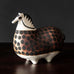 Stig Lindberg for Gustavsberg, Stoneware horse with hand painted decoration G9443