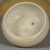 Berndt Friberg for Gustavsberg, Sweden, miniature bowl with white haresfur glaze H1663