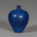 Berndt Friberg for Gustavsberg, Sweden, miniature vase with blue haresfur glaze H1600