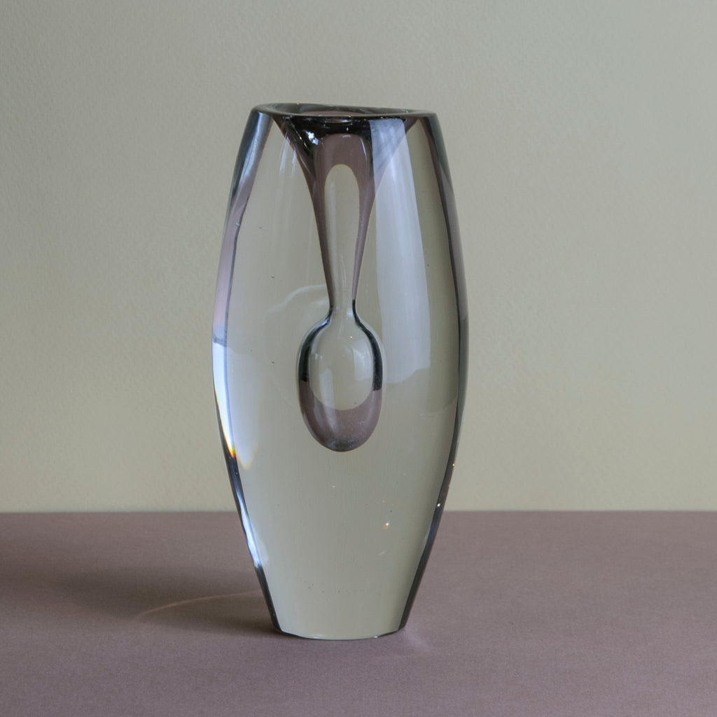 Tapio Wirkkala for Iittala, Finland, glass "Tokio" vase H1166