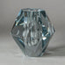 Asta Strömberg for Strömbergshyttan, Sweden, faceted glass vase J1080