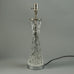 Carl Fagerlund for Orrefors, Sweden, clear glass table lamp B3761