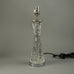 Carl Fagerlund for Orrefors, Sweden, clear glass table lamp B3761