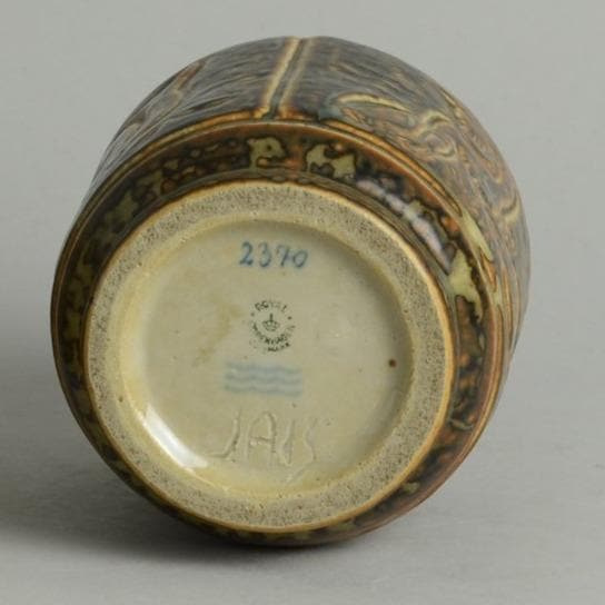 "Jonah and the Whale" Vases by Jais Nielsen for Royal Copenhagen F1774