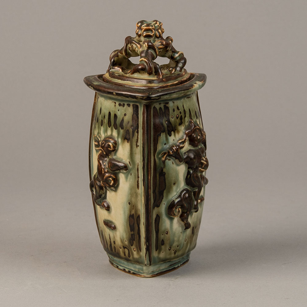 Bode Willumsen for Royal Copenhagen jar with Sung glaze N2761