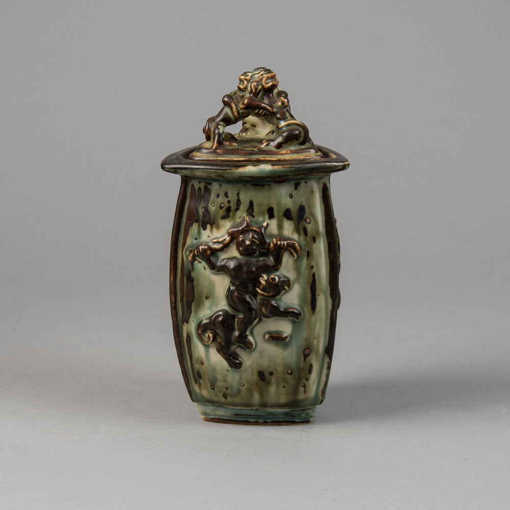 Bode Willumsen for Royal Copenhagen jar with Sung glaze N2761