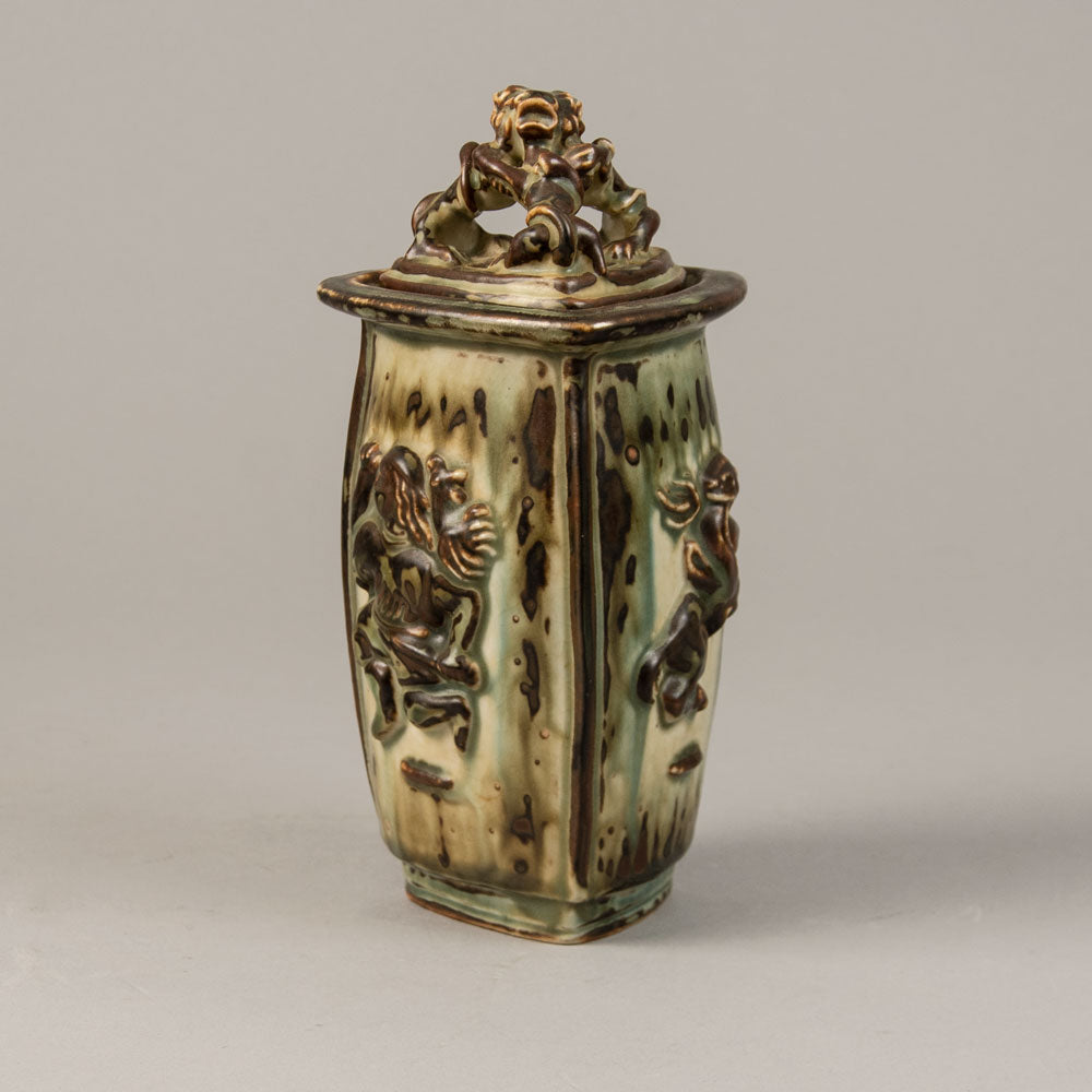 Bode Willumsen for Royal Copenhagen jar with Sung glaze N2761