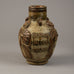 Jais Nielsen for Royal Copenhagen, Denmark, stoneware vase with figures in relief N2908