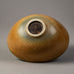 Gunnar Nylund for Rorstrand, stoneware bowl with yellow ochre matte glaze A1226