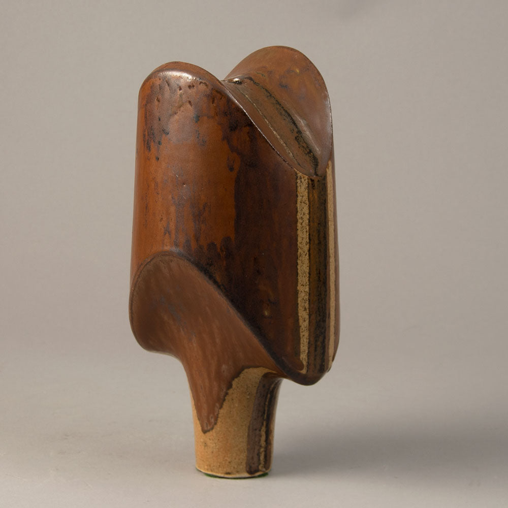 Dieter Crumbiegel, Germany, unique stoneware sculptural vessel G9126