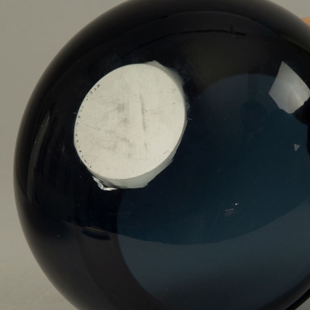 Timo Sarpaneva for Iittala, Finland, blue glass bowl H1183