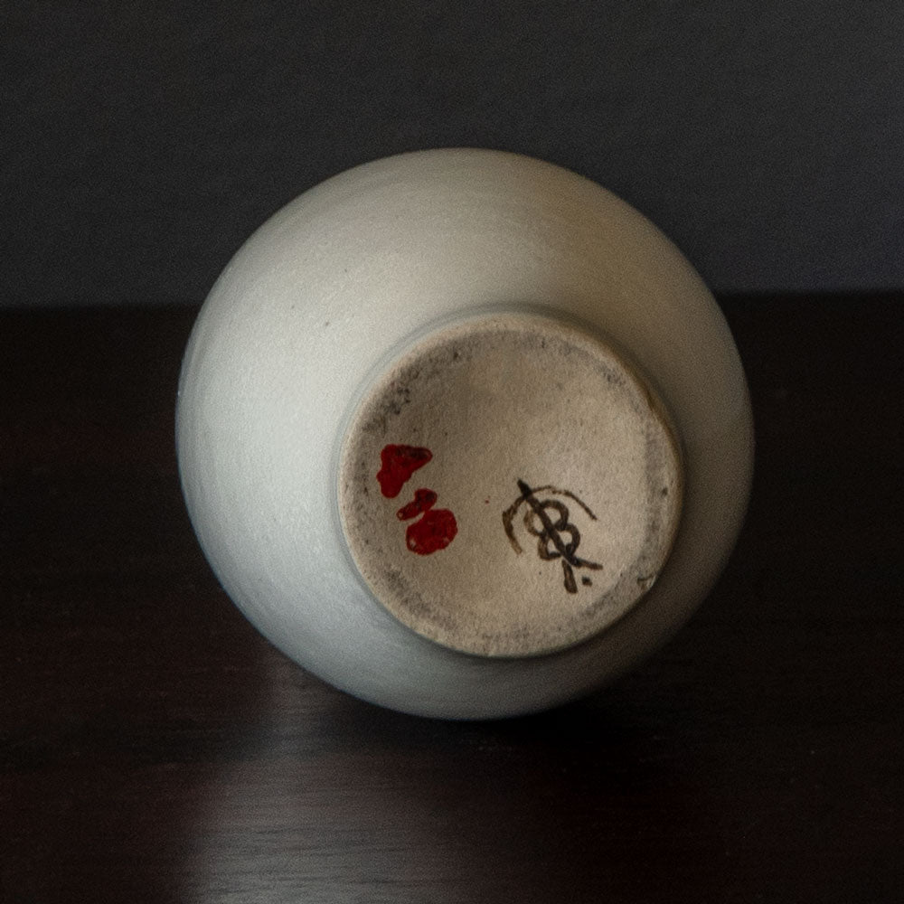 Jan Bontjes van Beek, Germany, stoneware vase with glossy white glaze H1048