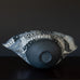 Judith de Vries, the Netherlands, nerikomi style bowl in black and white porcelain H1059