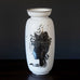 Stig Lindberg for Gustavsberg, "Grazia" stoneware vase with applied silver decoration H1066
