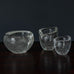 Three engraved vessels by Tapio Wirkkala for Iittala