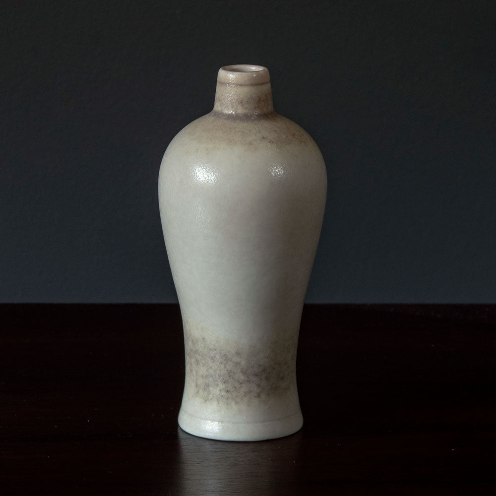 Gunnar Nylund for Rorstrand Stoneware vase in matte white glaze G9498