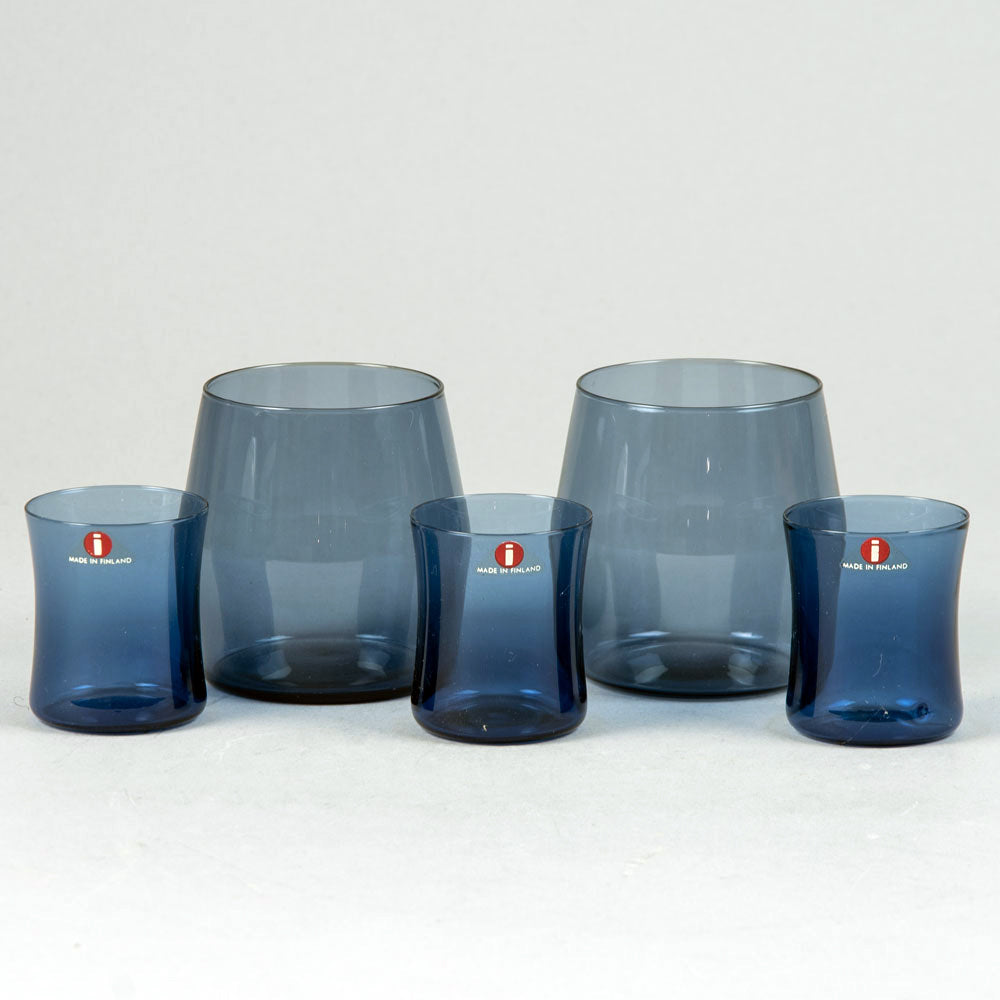 Timo Sarpaneva for Iittala "I-glass" set of glasses