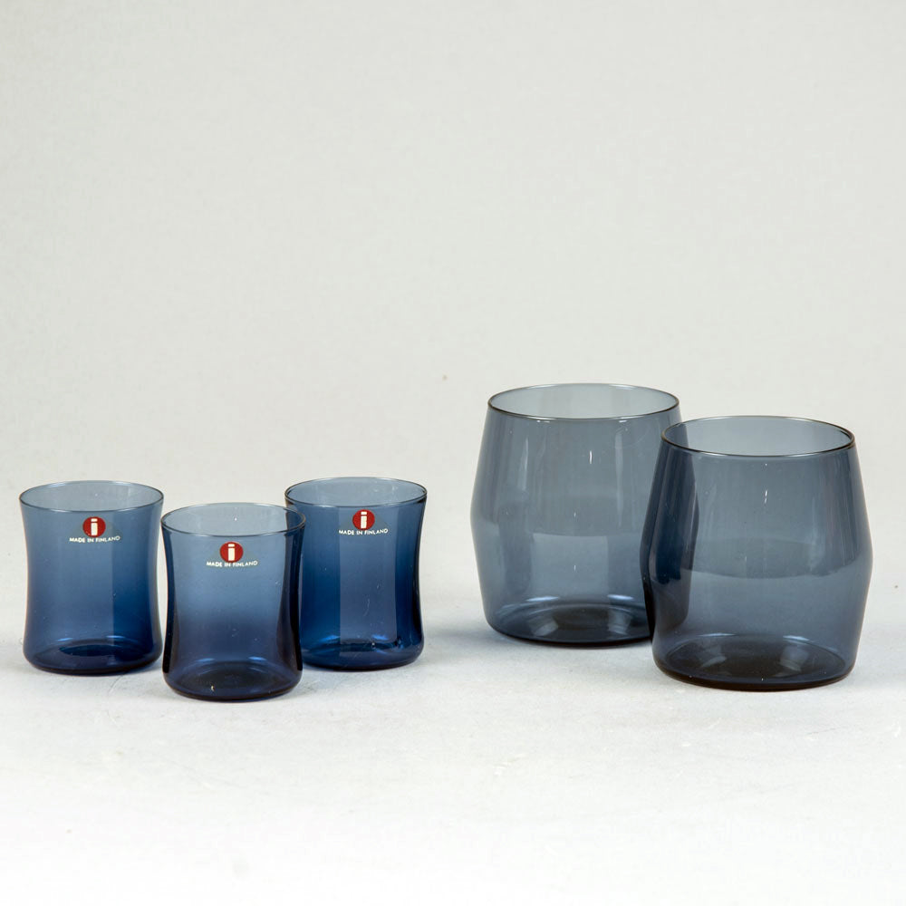 Timo Sarpaneva for Iittala "I-glass" set of glasses