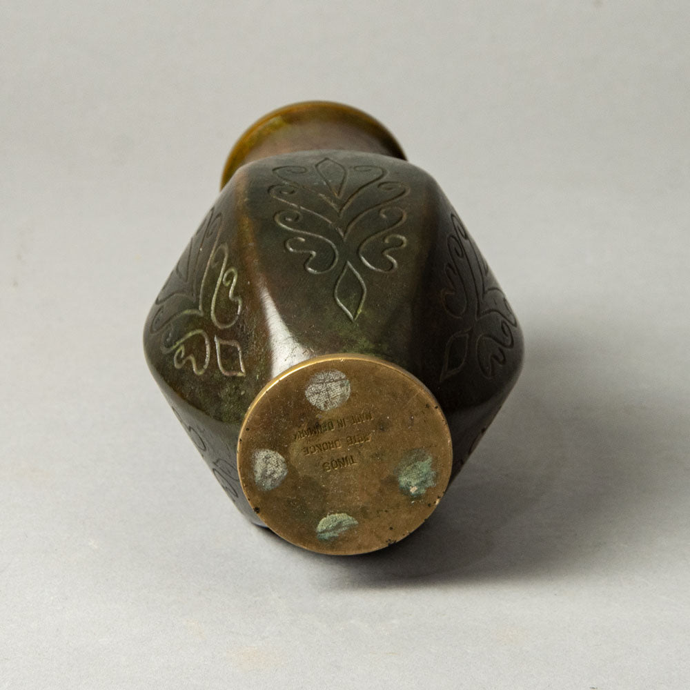 Bronze vase by Tinos, Denmark H1022