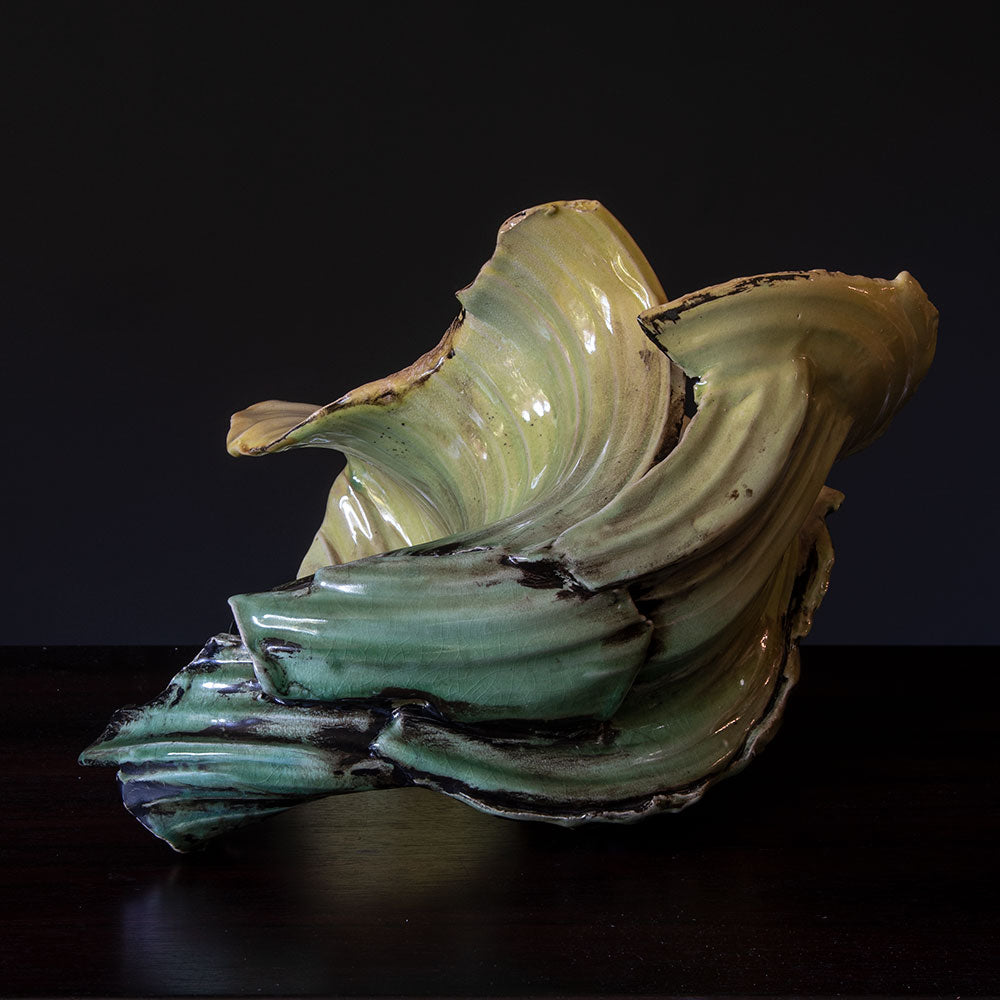 Karl Fulle, Germany, unique stoneware sculpture H1250