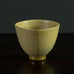 Berndt Friberg for Gustavsberg Selecta bowl  with yellow haresfur glaze F8208