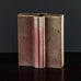 Karl Scheid, Germany, unique stoneware geometric vase with pink glaze G9257