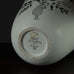 Stig Lindberg for Gustavsberg, "Grazia" stoneware vase with applied silver decoration G9516