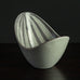Stig Lindberg for Gustavsberg, Faience bowl with gray and white glaze G9513