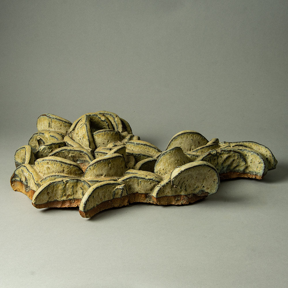 Hertha Hillfon, Sweden, stoneware sculpture with pale brown glaze H1071