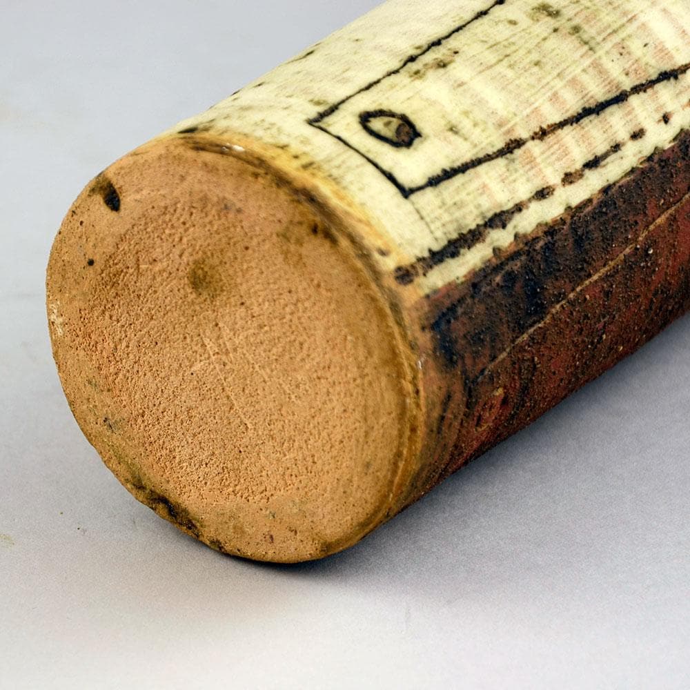 Alan Wallwork stoneware cylindrical vase D6313 - Freeforms