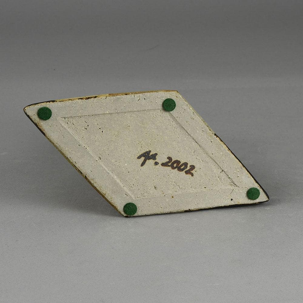 Antje Bruggemann Breckwoldt, Germany, triangular vase with geometric pattern