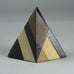 Antje Bruggemann Breckwoldt, Germany, triangular vase with geometric pattern F8019