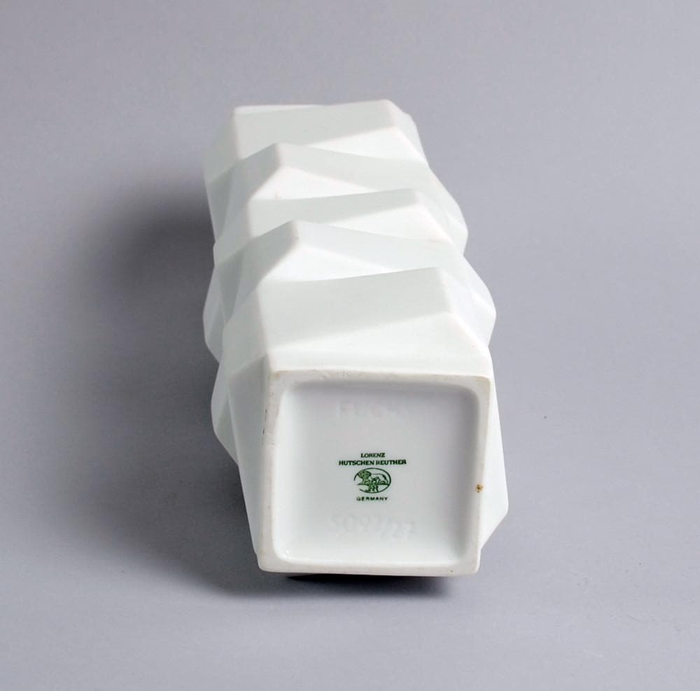 "Archais" porcelain vase by Heinrich Fuchs for Hutschenreuther B3108, B3147 - Freeforms