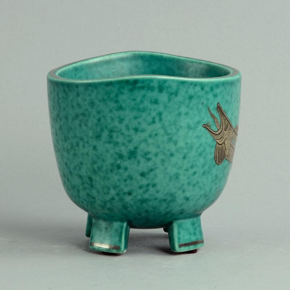 "Argenta" footed vase by Wilhelm Kage N5543 - Freeforms