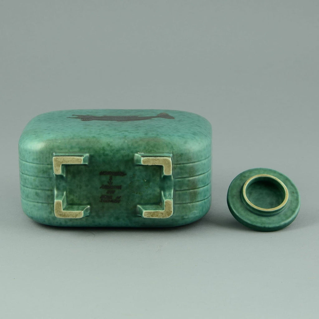"Argenta" lidded jar by Wilhelm Kage for Gustavsberg C5436 - Freeforms