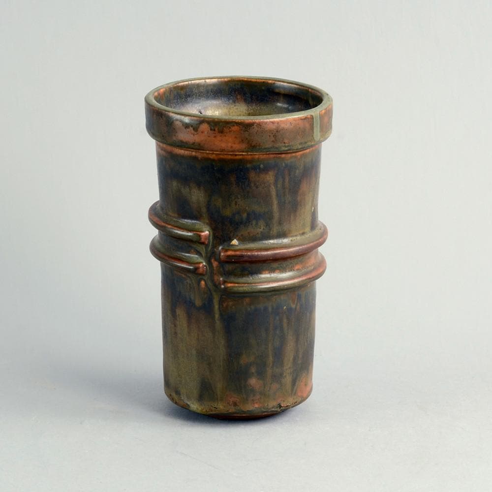 Art Deco stoneware vase by Bode Willumsen F1426 - Freeforms