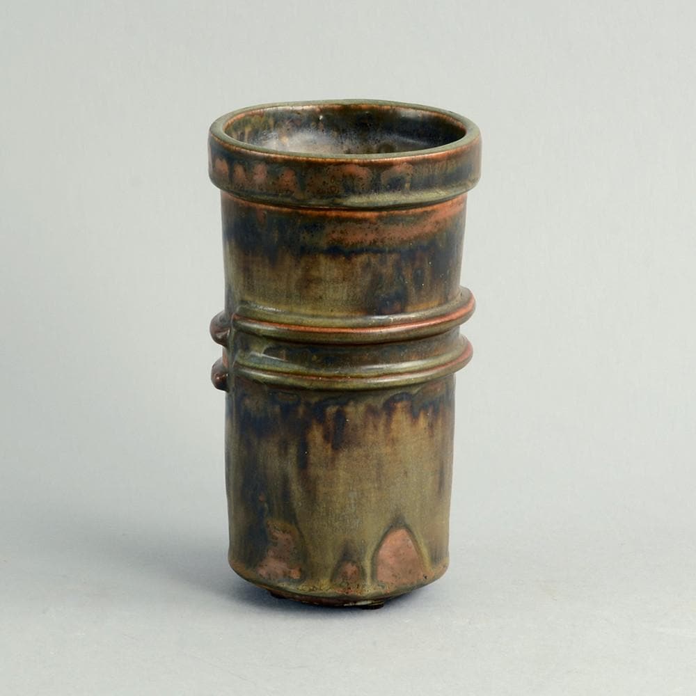 Art Deco stoneware vase by Bode Willumsen F1426 - Freeforms