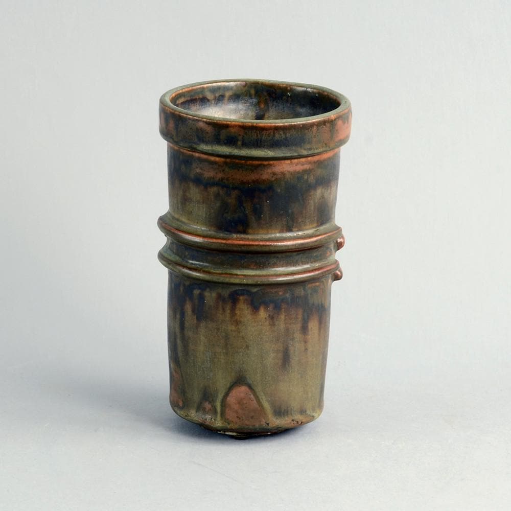 Art Deco stoneware vase by Bode Willumsen F1426 - Freeforms