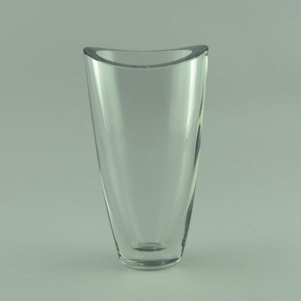 Asta Stromberg for Strombergshyttan clear glass vase N7390 - Freeforms