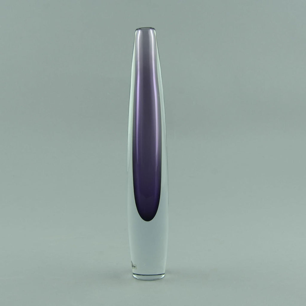 Asta Stromberg for Strombergshyttan Sommerso "Sputnik" vase in purple N9236 - Freeforms