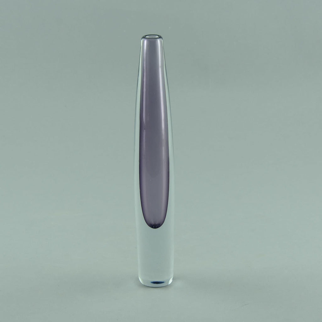 Asta Stromberg for Strombergshyttan Sommerso "Sputnik" vase in purple N9266 - Freeforms