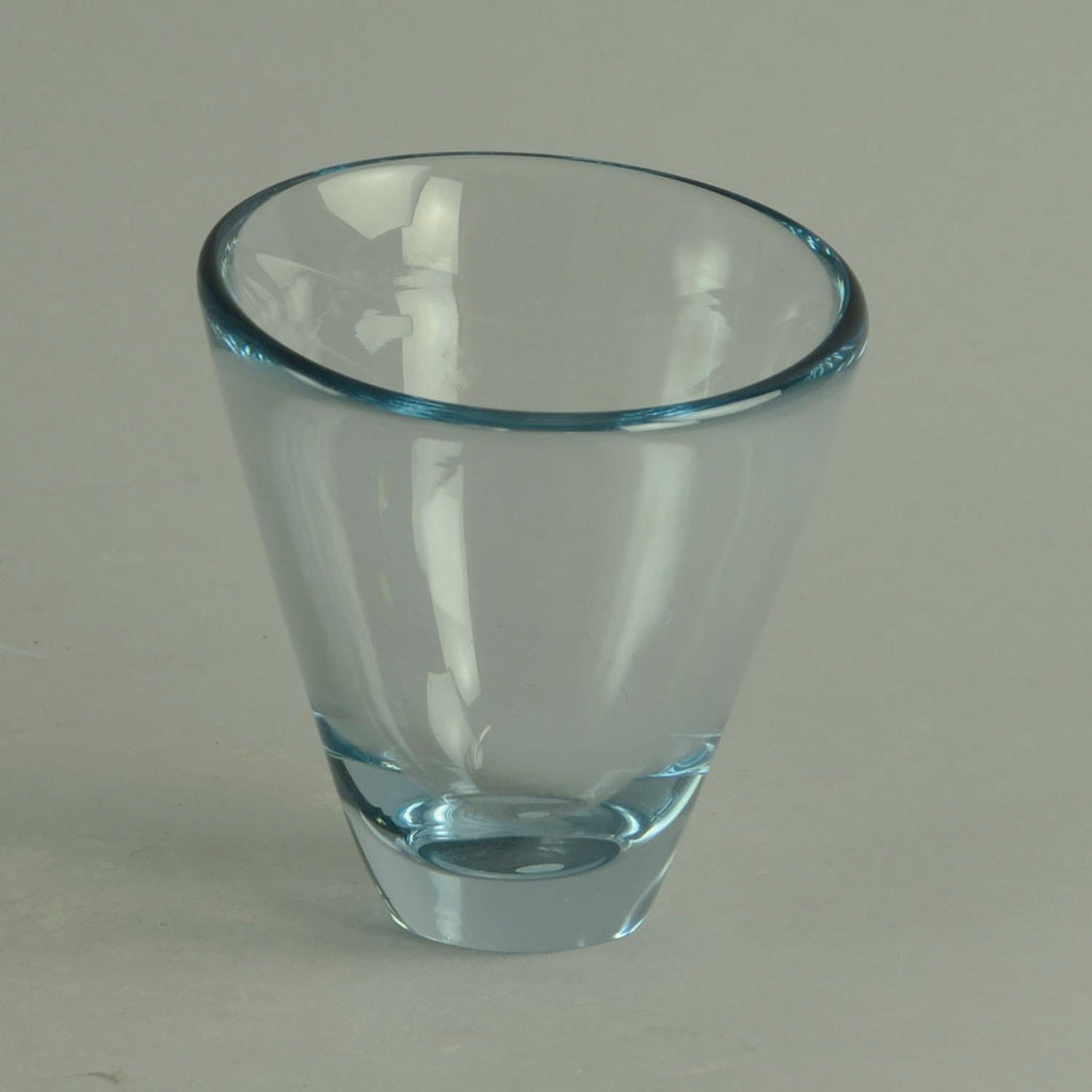 Asymmetrical glass vase by Per Lutken for Holmegaard N7916 - Freeforms