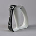 Beate Kuhn for Rosenthal black and white porcelain vase G9132 - Freeforms